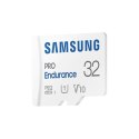 Samsung PRO Endurance MB-MJ32KA/EU 32 GB, MicroSD Memory Card, Flash memory class U1, V10, Class 10, SD adapter