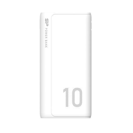 Silicon Power Power Bank SP10KMAPBKGP150W Li-Polymer, White, 10000 mAh, Micro-USB, Type-C, 2 x USB Type-A