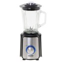 Mesko Blender MS 4080 Table, 600 W, Jar material Glass, Jar capacity 1.5 L, Ice crushing, Black/Silver