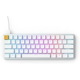 Glorious GLO-GMMK-TKL-BRN-W Gaming keyboard, US, Wired, White