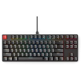 Glorious GMMK-TKL-BRN Gaming keyboard, RGB LED light, US, Wired, Black