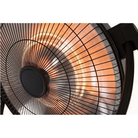 SUNRED Heater RSS16, Retro Bright Standing Infrared, 2100 W, Black