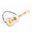 CLASSIC WORLD Gitara Drewniana Elektryczna Świecąca Dla Dzieci