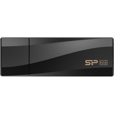 Silicon Power USB Flash Drive Blaze Series B07 16 GB, Type-A USB 3.2 Gen 1, Black