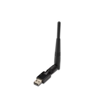 Digitus Wireless 300N USB 2.0 adapter, 300Mbps Realtek 8192 2T/2R, external Antenna, with WPS 300 Mbit/s