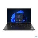 Lenovo ThinkPad L14 (Gen 3) Black, 14 ", IPS, FHD, 1920 x 1080, Anti-glare, Intel Core i7, i7-1255U, 16 GB, SSD 512 GB, Intel