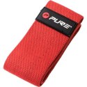 Pure2Improve Textile Resistance Band Heavy 45 kg, Red, 100% Polyester