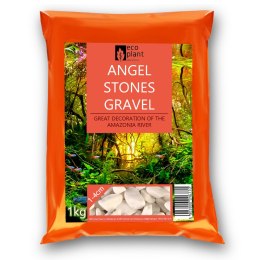 Eco Plant Angel Stones 1kg - białe kamienie otoczak 10-40mm