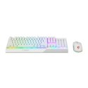 MSI Vigor GK30 COMBO WHITE Keyboard and Mouse Set, Wired, Mouse included, US, White