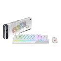 MSI Vigor GK30 COMBO WHITE Keyboard and Mouse Set, Wired, Mouse included, US, White