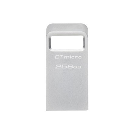 Kingston USB 3.2 Flash Drive DataTraveler micro 256 GB, USB 3.2, Silver