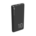 Silicon Power Power Bank GP15 Li-Polymer, Black, 10.000 mAh, Micro-USB, Type-C, 6 hours, USB1 (USB Type-A), USB2 (USB Type-A), U