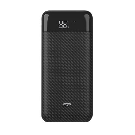 Silicon Power Power Bank GS28 Li-Polymer, Black, 20000 mAh, Micro USB, Type-C, 11 hours, USB Type-A (x2)