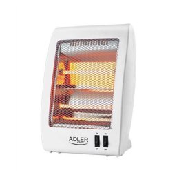 Adler Heater AD 7709 Halogen Heater, 800 W, Number of power levels 2, White