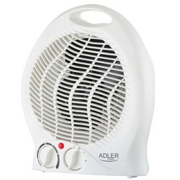 Adler Heater AD 7728 Fan Heater, 2000 W, Number of power levels 2, White
