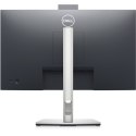 Dell Video Conferencing Monitor C2423H 24 ", IPS, FHD, 1920 x 1080, 16:9, 8 ms, 250 cd/m², Silver, 60 Hz, HDMI ports quantity 1
