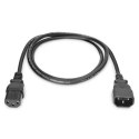 Digitus Power Cord extension cable H05VV-F3G 0. 75qmm, AK-440201-018-S 1.8 m, Black