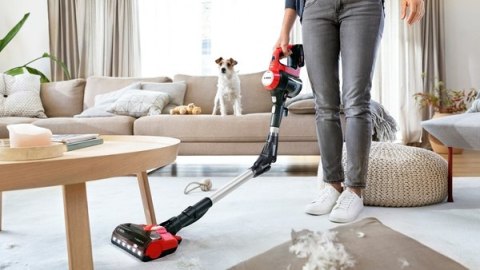 Bosch Unlimited 7 ProAnimal Vacuum cleaner BBS711ANM Handstick, 18 V, Operating time (max) 40 min, Red