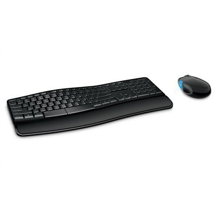 Microsoft L3V-00009 Sculpt Comfort Desktop Multimedia, Wireless, Keyboard layout NO/EN, Black, Numeric keypad