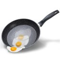 Stoneline Pan Set of 2 6937 Frying, Diameter 24/28 cm, Suitable for induction hob, Fixed handle, Anthracite