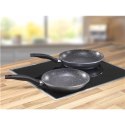 Stoneline Pan Set of 2 6937 Frying, Diameter 24/28 cm, Suitable for induction hob, Fixed handle, Anthracite