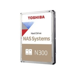 Toshiba HDD NAS N300 3.5" 8TB / 7.2k / SATA / 256MB / Reliability: 24x7, 180TB per year, 1M hours / 3Y Warranty (RETAIL HDWG480E