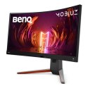 Benq Curved Monitor EX3410R 34 ", VA, WQHD, 3440 x 1440, 21:9, 2 ms, 400 cd/m², 60 Hz, HDMI ports quantity 2