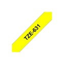 Brother TZe-631 Laminated Tape Black on Yellow, TZe, 8 m, 1.2 cm