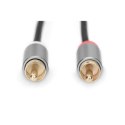 Digitus Stereo 3.5mm to 2RCA Splitter Y, M to M DB-510330-018-S 3.5mm stereo, 2x RCA plug, 1.8 m