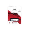 Kingston SSD NV2 1000 GB, SSD form factor M.2 2280, SSD interface PCIe 4.0 x4 NVMe, Write speed 2100 MB/s, Read speed 3500 MB/s