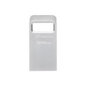 Kingston USB 3.2 Flash Drive DataTraveler micro 128 GB, USB 3.2, Silver