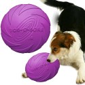 Pet Nova zabawka - dysk gumowy frisbee fioletowy 22cm
