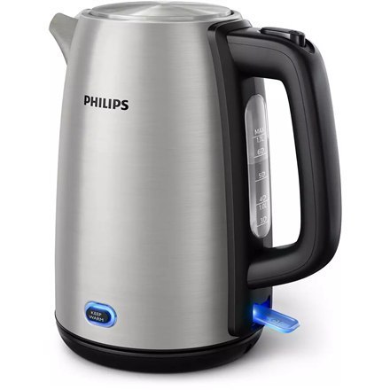 Philips Kettle HD9353/90 Viva Collection Electric, 1740-2060 W, 1.7 L, Stainless steel, 360° rotational base, Stainless steel