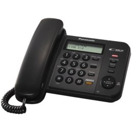 Panasonic Corded KX-TS580FXB Built-in display, Speakerphone, 618 g, 95 x 190 x 196 mm, Black, Caller ID, Phonebook capacity 50 e