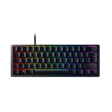 Razer Optical Gaming Keyboard Huntsman Mini 60% RGB LED light, Nordic Layout, Wired, Black, Analog Switch