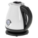 Camry Kettle with a thermometer CR 1344 Electric, 2200 W, 1.7 L, Stainless steel, 360° rotational base, White