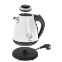 Camry Kettle with a thermometer CR 1344 Electric, 2200 W, 1.7 L, Stainless steel, 360° rotational base, White