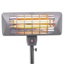 Camry Standing Heater CR 7737 Patio heater, 2000 W, Number of power levels 2, Suitable for rooms up to 14 m², Grey