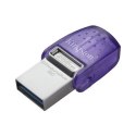 Kingston DataTraveler DT Micro Duo 3C 256 GB, USB Type-C and Type-A, Purple