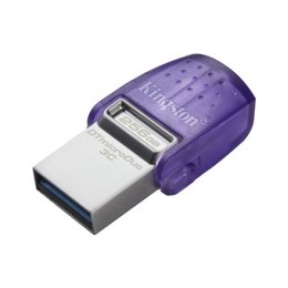 Kingston DataTraveler DT Micro Duo 3C 256 GB, USB Type-C and Type-A, Purple