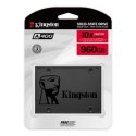 Kingston SSD A400 960 GB, SSD form factor 2.5", SSD interface SATA Rev 3.0, Write speed 450 MB/s, Read speed 500 MB/s