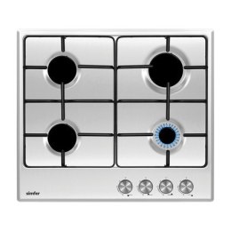 Simfer Hob H6.400.VGRIM Gas, Number of burners/cooking zones 4, Mechanical, Stainless Steel