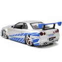 JADA Szybcy i Wściekli Brian's Nissan Skyline GTR 1:24 Samochód