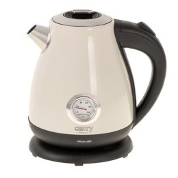 Camry Kettle with a thermometer CR 1344 Electric, 2200 W, 1.7 L, Stainless steel, 360° rotational base, Cream