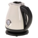 Camry Kettle with a thermometer CR 1344 Electric, 2200 W, 1.7 L, Stainless steel, 360° rotational base, Cream