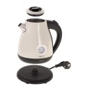 Camry Kettle with a thermometer CR 1344 Electric, 2200 W, 1.7 L, Stainless steel, 360° rotational base, Cream