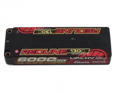 6000mAh 7.6V 130C "Redline" HardCase Gens Ace