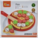 Drewniana Pizza do krojenia z dodatkami Viga Toys