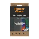 PanzerGlass Screen protector, Apple, iPhone 14 Pro Max, Glass, Black, Privacy