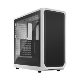 Fractal Design Focus 2 White TG Clear Tint, Midi Tower, Power supply included No